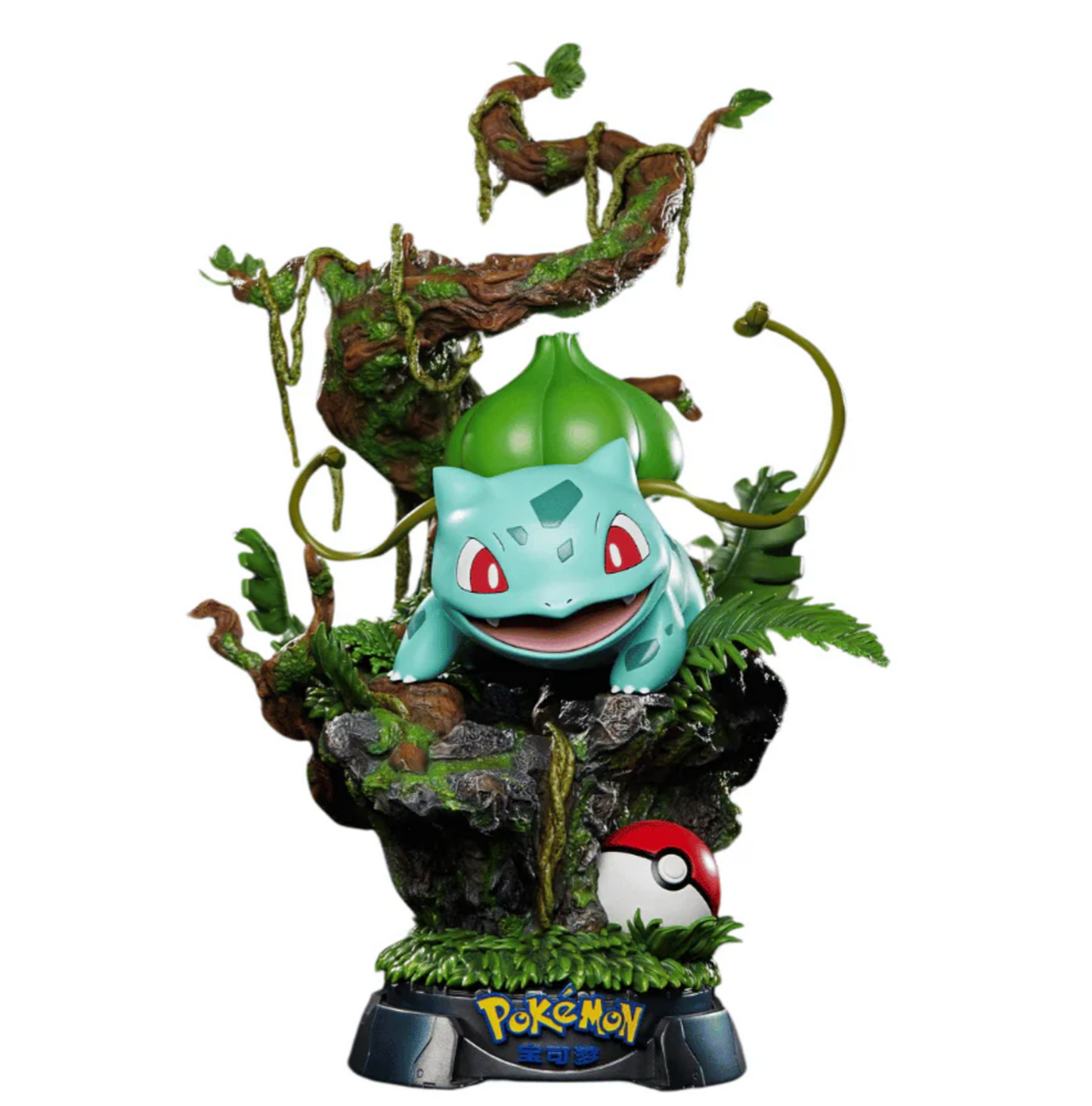 UNiQUE ART Pokémon Bulbasaur Seed käsintehty patsas