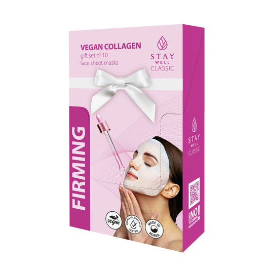Stay Well Classic Sheet Mask Vegan Collagen Firming 10 kpl