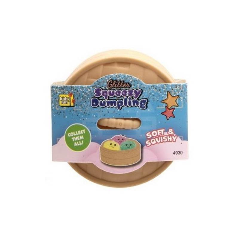 Squishy Glitter Dumplings Stress Toy