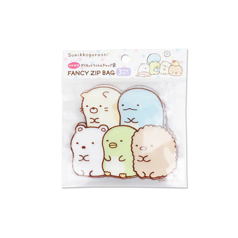 Sumikko Gurashi Zip Bag 3-pack
