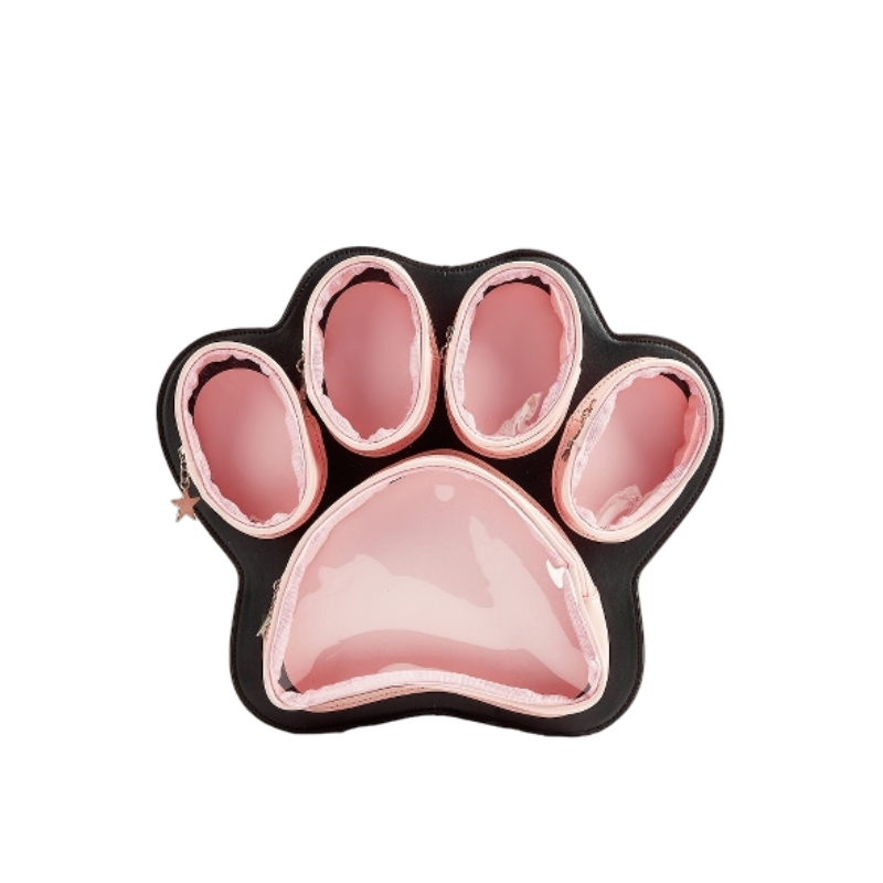 Multi-Layer Cat Paw Design Cute Ita Bag