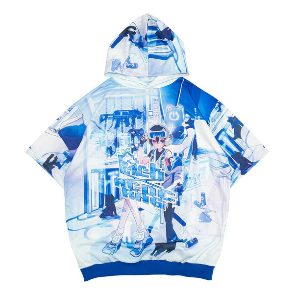 ACDC RAG CYBER CAT Hoodie Short Sleeves