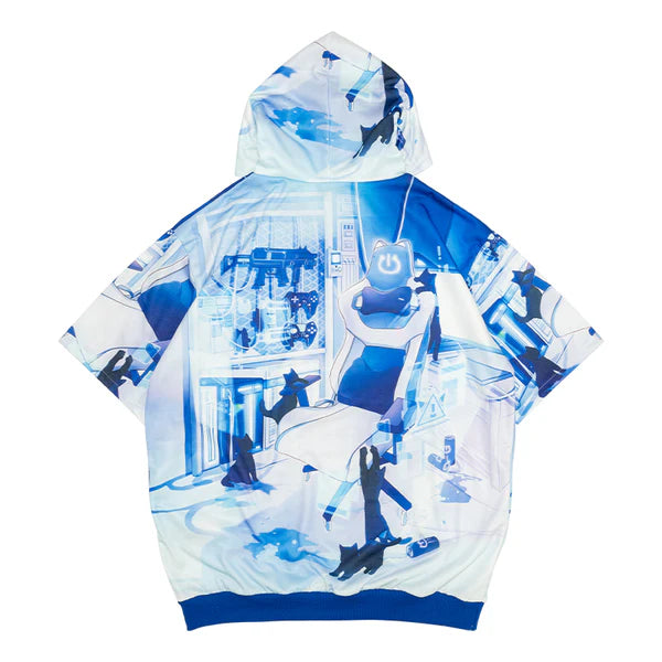 ACDC RAG CYBER CAT Hoodie Short Sleeves