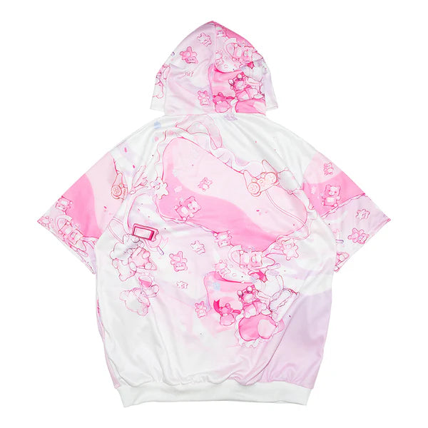 ACDC RAG SLEEPY BEAR Hoodie Short Sleeves