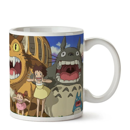 Mug Ghibli Nekobus & Totoro