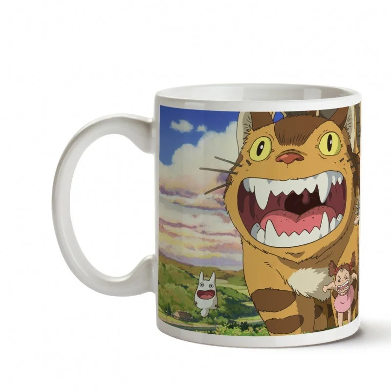 Mug Ghibli Nekobus & Totoro