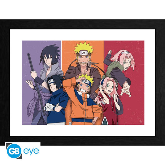 Naruto Shippuden Adults and Children framed print