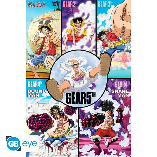 One piece Gear History Poster 91.5 x 61cm