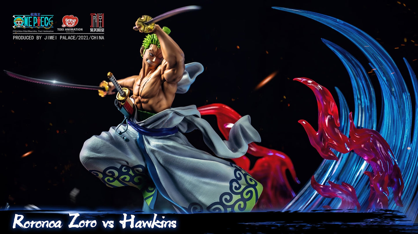 ONE PIECE Roronoa Zoro vs Hawkins Resin Statue by JIMEI Palace