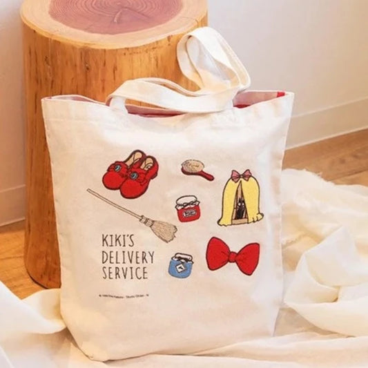Embroidery Canvas Tote bag Kiki's Delivery