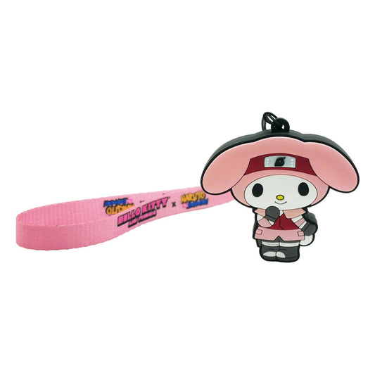 Hello Kitty x Naruto Shippuden Keychain, My Melody Sakura