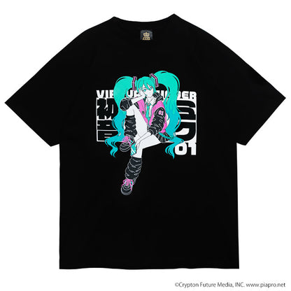 (Pre-Order) Hatsune Miku x Listen Flavor T-shirt Black