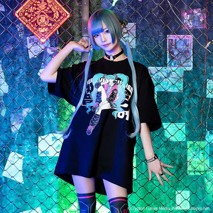 (Pre-Order) Hatsune Miku x Listen Flavor T-shirt Black