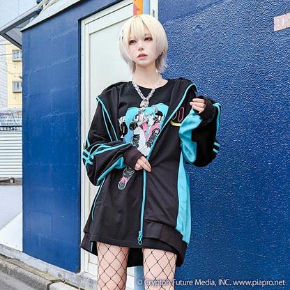 (Pre-Order) Hatsune Miku x Listen Flavor T-shirt Black