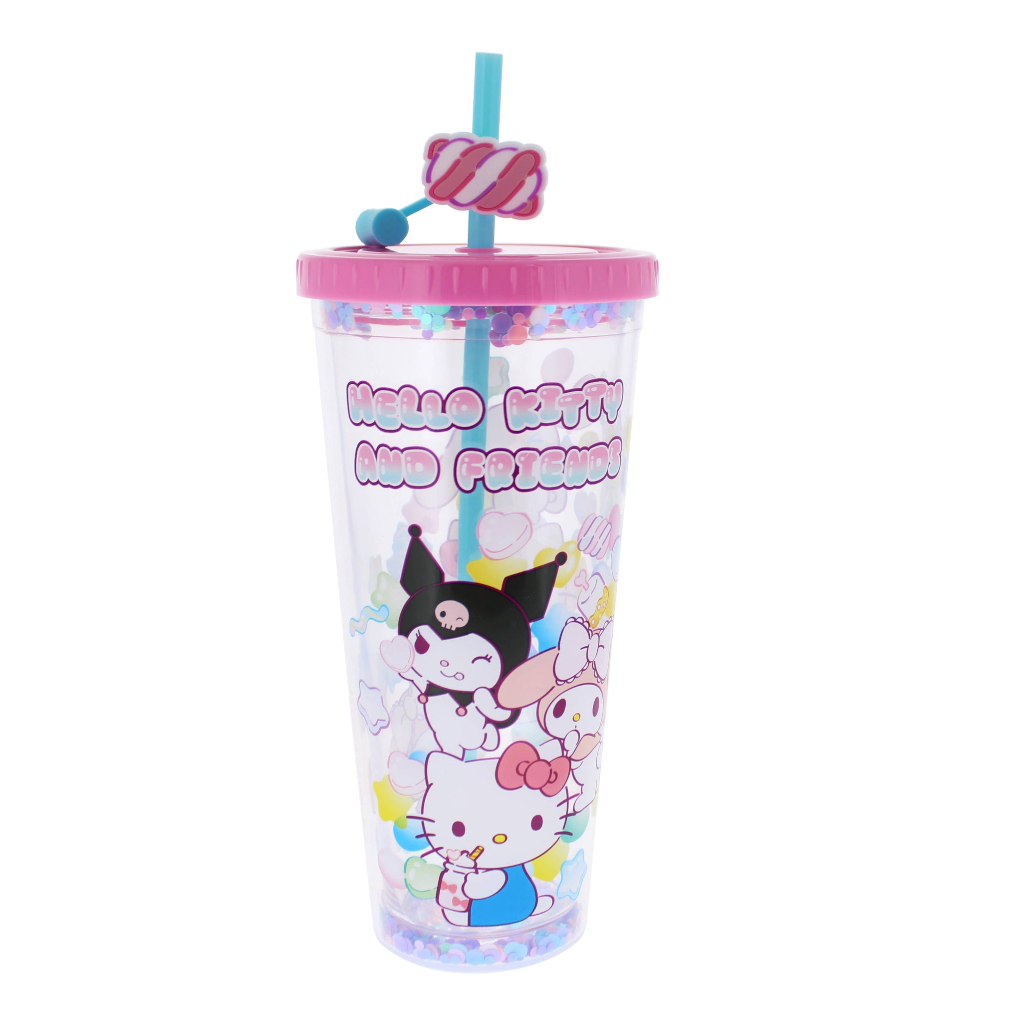Hello Kitty Sweets Beaker & Straw 700 ml