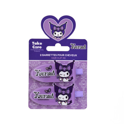 Kuromi Set of 2 Hair Clip Barrettes