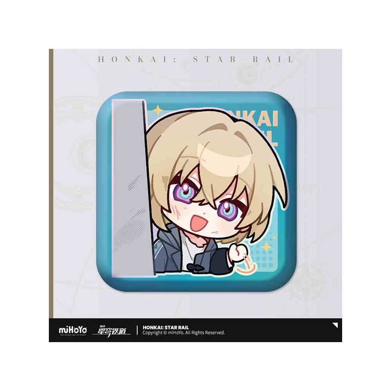 Honkai: Star Rail Square Badge 50 mm, Kakavasha/Aventurine