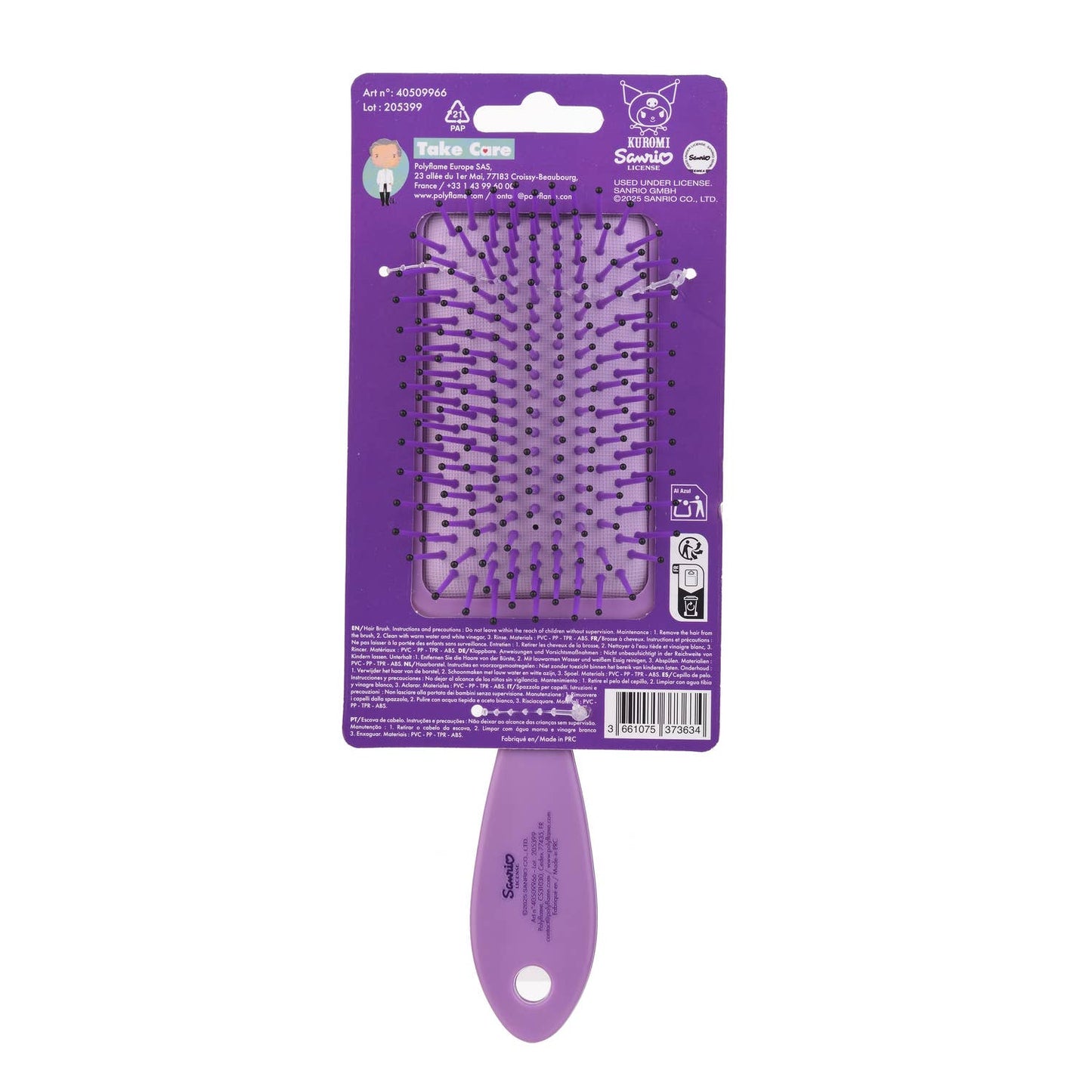 Kuromi hairbrush
