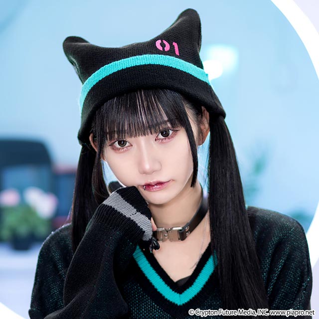 (Pre-Order) Hatsune Miku x Listen Flavor Cat Ear Knit Cap
