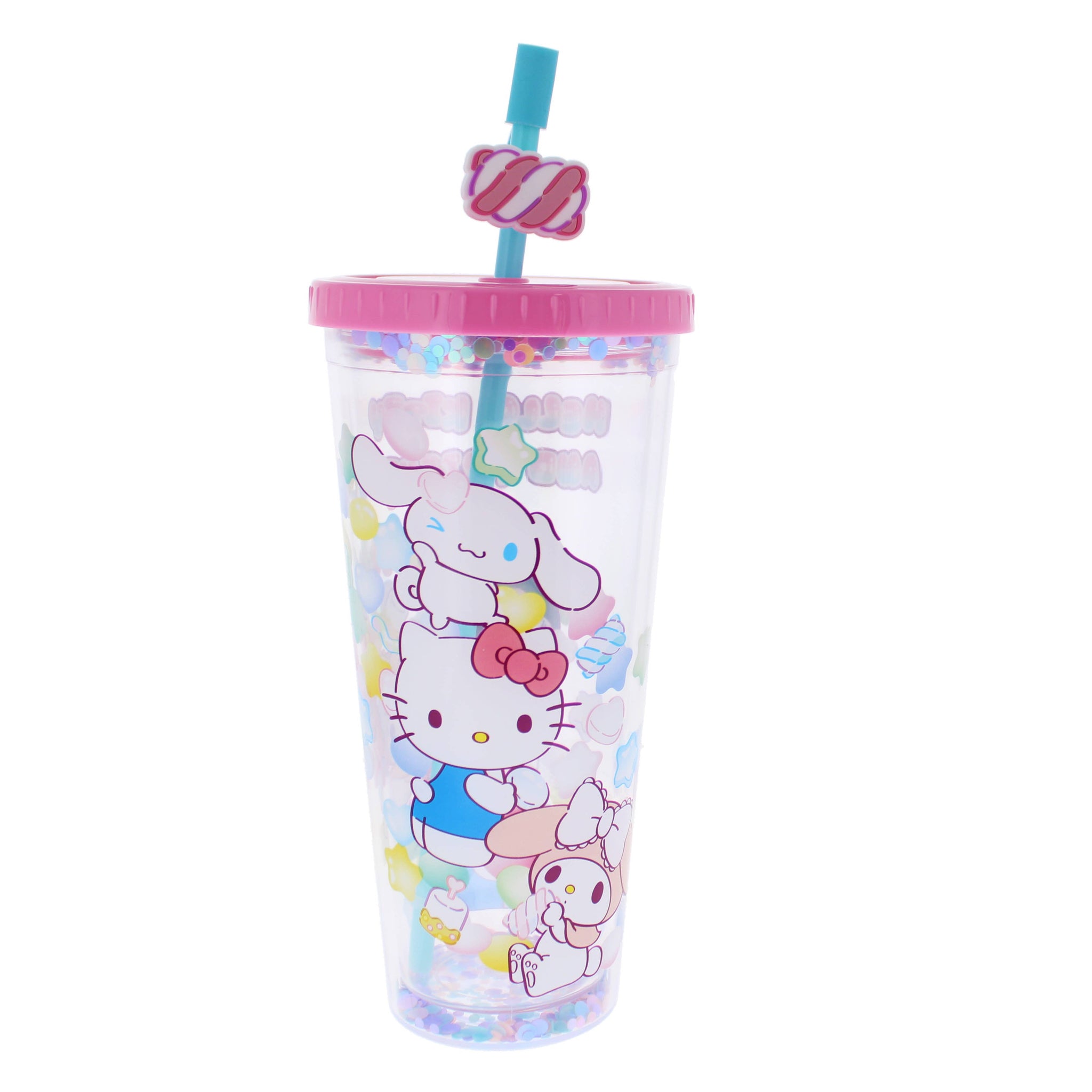 Hello Kitty Sweets Beaker & Straw 700 ml