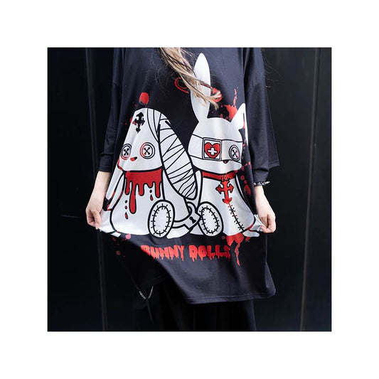 ACDC RAG Bunny Dolls Huge Black/White Ver. T-Shirt