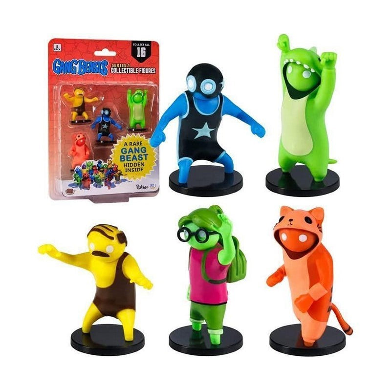 GANG BEASTS 5-Pack Figures Collection