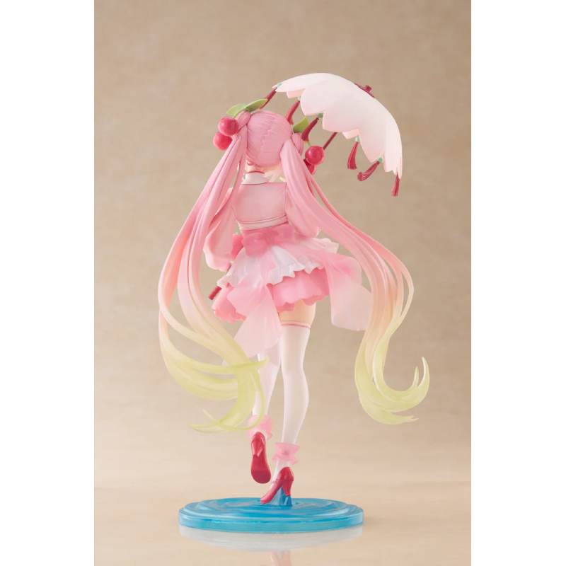 Hatsune Miku Newley Written Sakura Miku Sakura Dress Ver. Figure, 21 cm