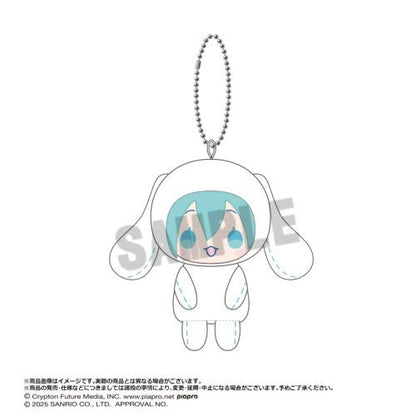 Hatsune Miku x Cinnamoroll Osuwari Club Plushie Mascot Blindbox