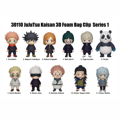JUJUTSU KAISEN 3D Foam Bag Clip