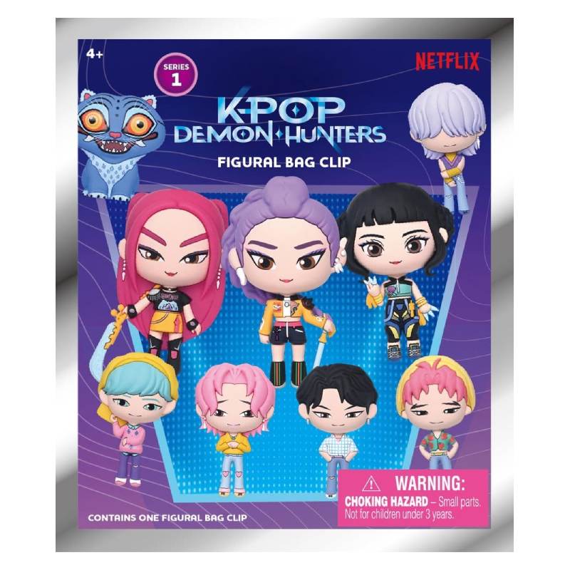 K-Pop Demon Hunter 3D PVC Bag Clips Series 1