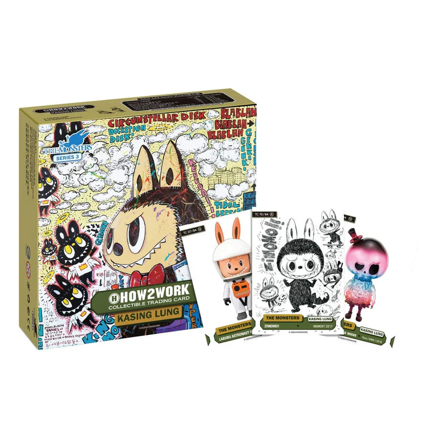 Labubu The Monsters Series 3 Collectible Chrome Trading Cards 1 Box (10 Pcs)