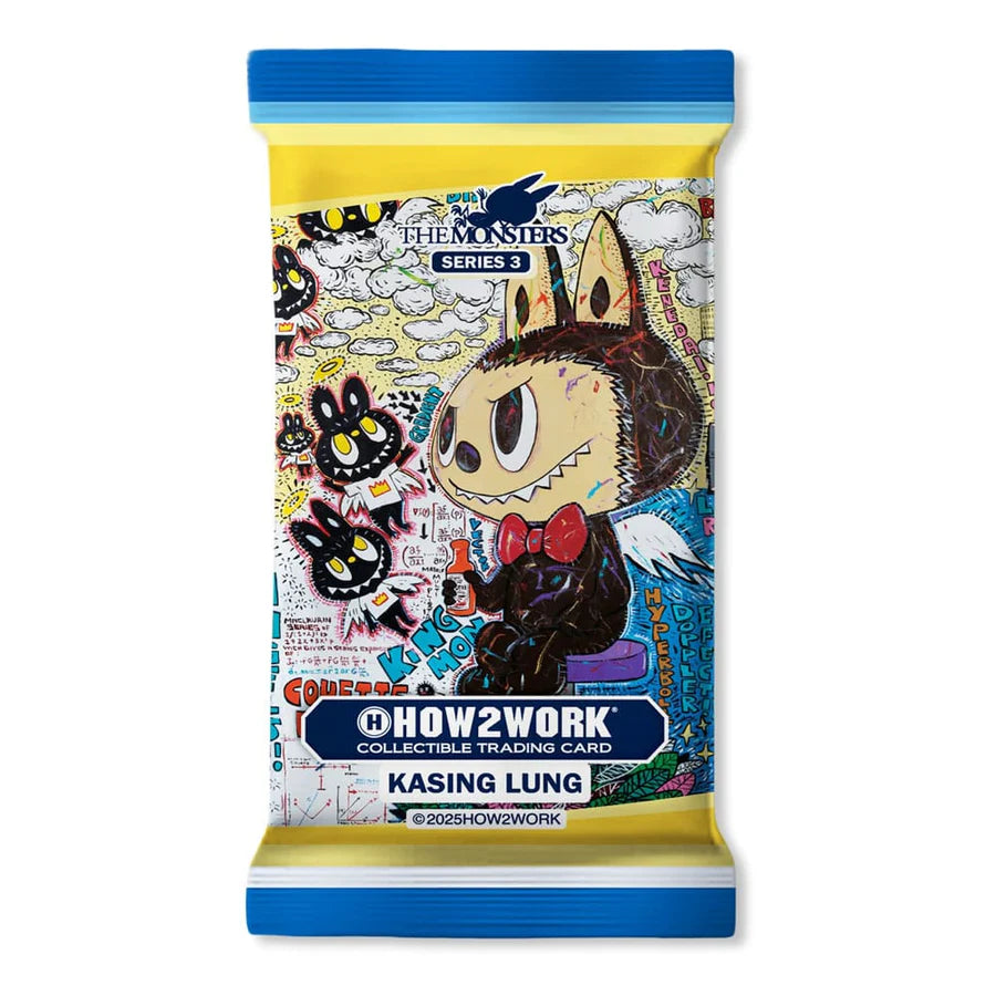 Labubu The Monsters Series 3 Collectible Chrome Trading Cards 1 Box (10 Pcs)