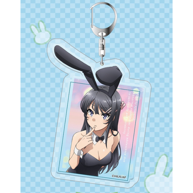 Rascal Does Not Dream of Bunny Girl Senpai Mai Sakurajima Keychain