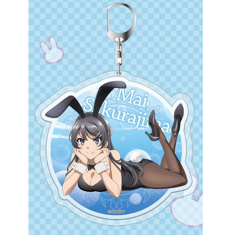 Rascal Does Not Dream of Bunny Girl Senpai Mai Sakurajima Keychain