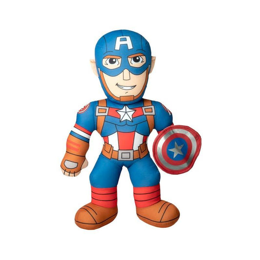 Marvel Captain America Pehmolelu ääniefektillä, 38 cm