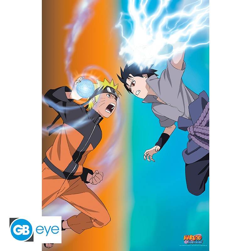 NARUTO SHIPPUDEN Poster - Naruto vs Sasuke