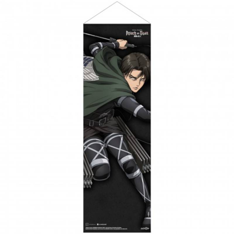 Attack On Titan Final Season Levi Ackerman Slim Wallscroll