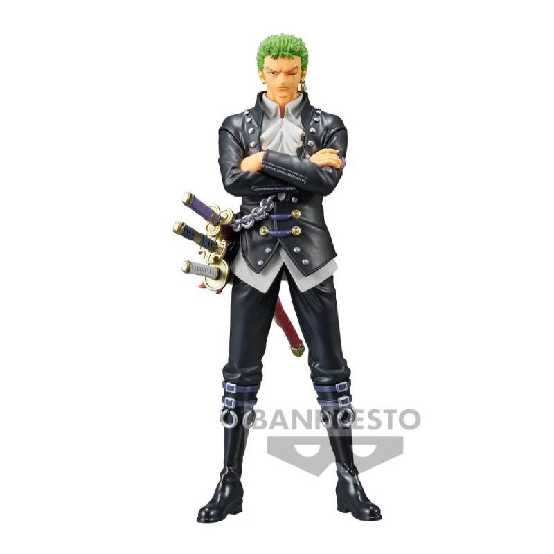 ONE PIECE The Grandline Men Roronoa Zoro DXF Figure, 17cm