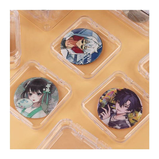 Pin case, Transparent