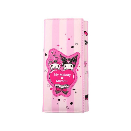 Sanrio Pink Black Party Series Kuromi & My Melody Wallet