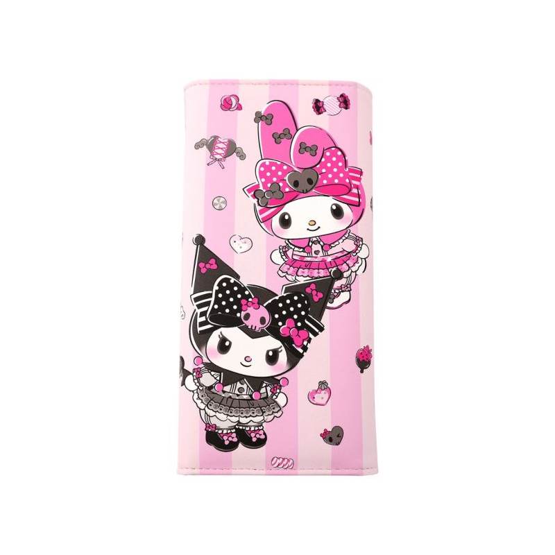 Sanrio Pink Black Party Series Kuromi & My Melody Wallet