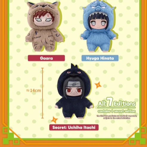 (Pre-order) Naruto Shippuden Beast Party Blind Box Plush Keychain