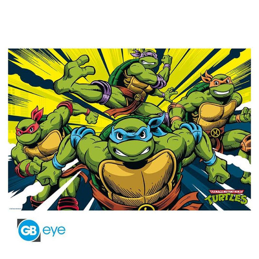 Teenage Mutant Ninja Turtles In Action Juliste, 91,5 x 61 cm 