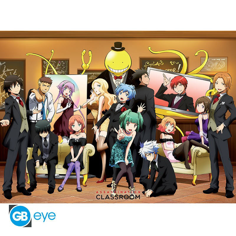 ASSASSINATION CLASSROOM - Juliste 52x38 - Elegantti ryhmä