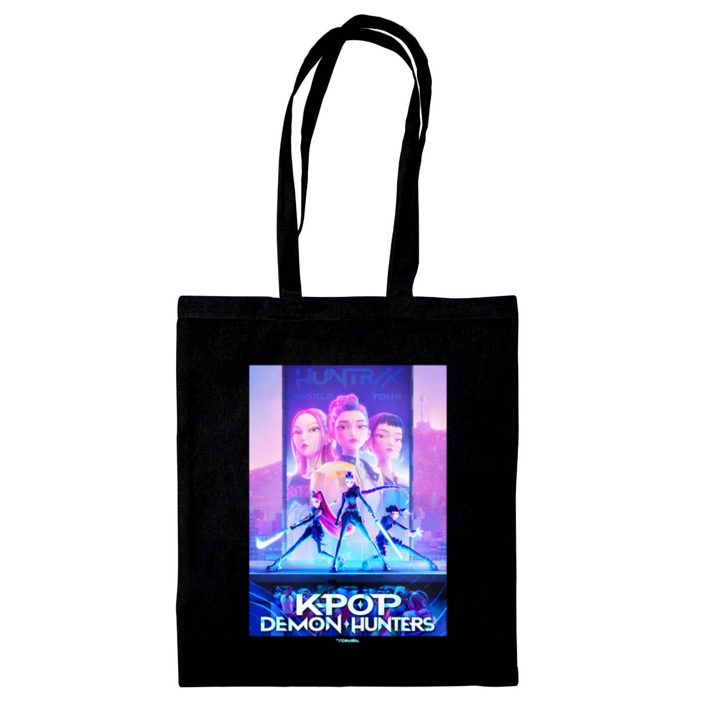 K-POP Demon Hunters Black Tote Bag