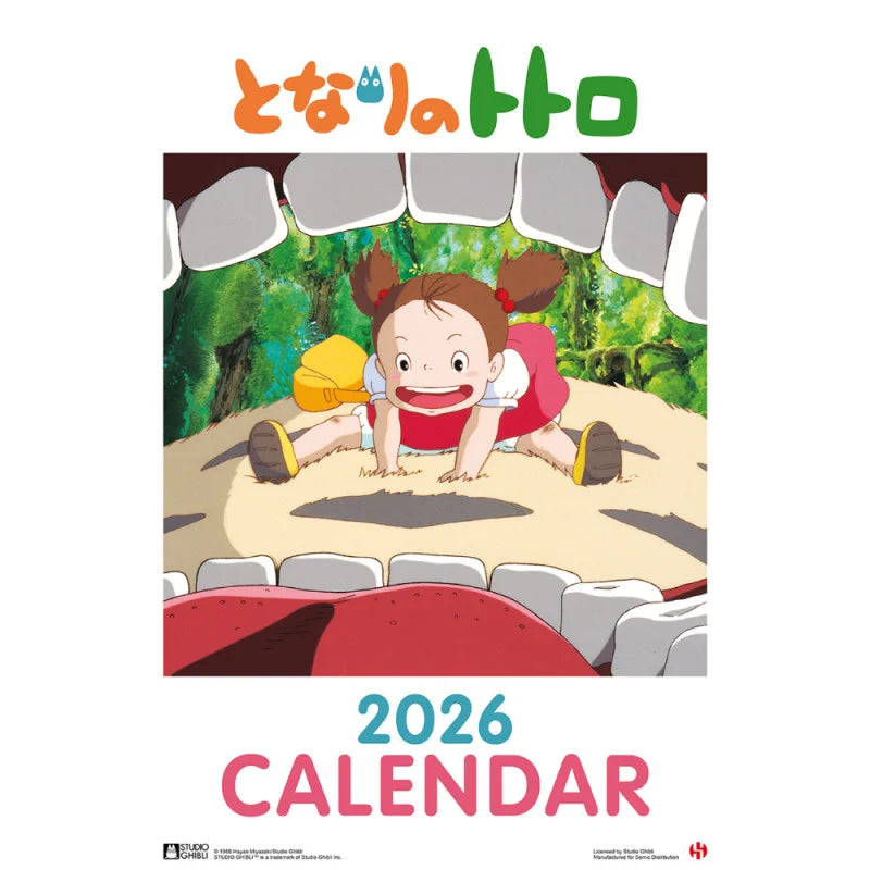 (Pre-order) Totoro 2026 Calendar English Version