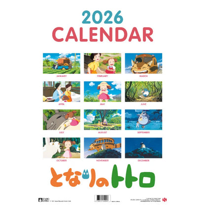 (Pre-order) Totoro 2026 Calendar English Version