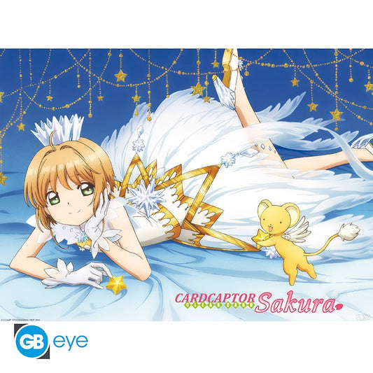 Cardcaptor Sakura Poster Sakura & Kero, 52x38 cm