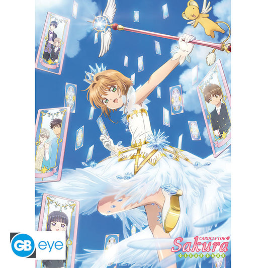 CARDCAPTOR SAKURA Sakura & Cards Poster, 52 x 38 cm