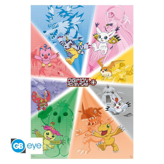 Digimon Group Juliste, 91,5 x 61 cm